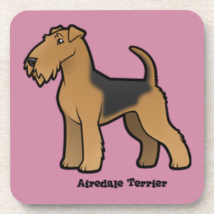 airedale Terrier Untersetzer