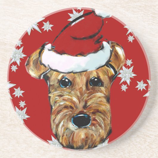 AIREDALE TERRIER UNTERSETZER (Vorne)