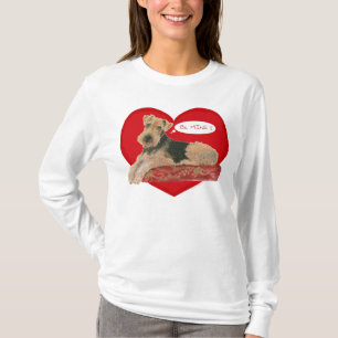 Airedale Terrier Valentine T-Shirt