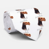 Airedale Terrier Vater 2 Krawatte (Gerollt)