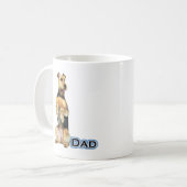 Airedale Terrier Vater 4 Kaffeetasse (Vorderseite Links)