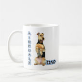 Airedale Terrier Vater 4 Kaffeetasse (Links)