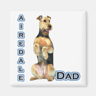 Airedale Terrier Vater 4 - Magnet