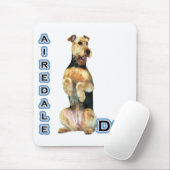 Airedale Terrier Vater 4 Mousepad (Mit Mouse)