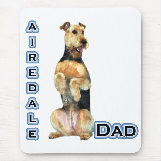 Airedale Terrier Vater 4 Mousepad (Vorne)