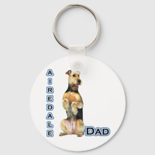Airedale Terrier Vater 4 - Schlüsselanhänger