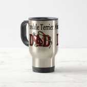 Airedale Terrier Vater Apparel Geschenke Reisebecher (Vorderseite Links)