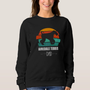 Airedale Terrier-Vater für Hund Sweatshirt