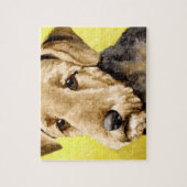 Airedale Terrier Watercolor Puzzle (Vertikal)