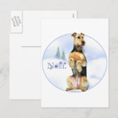 Airedale Terrier Weihnachten (Vorne/Hinten)