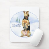 Airedale Terrier Weihnachten Mousepad (Mit Mouse)