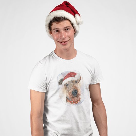 Airedale Terrier Weihnachtsgeschenke für Hundefreu T-Shirt