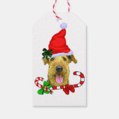 Airedale Terrier Weihnachtsgeschenke Tags Geschenkanhänger (Rückseite)