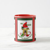 Airedale Terrier Weihnachtsgeschenke Tasse (Zentrum)