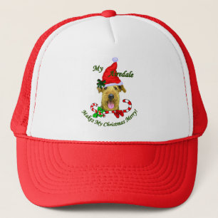 Airedale Terrier Weihnachtsgeschenke Truckerkappe