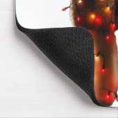 Airedale Terrier Weihnachtsmannmütze WeihnachtsLIC Mousepad (Ecke)