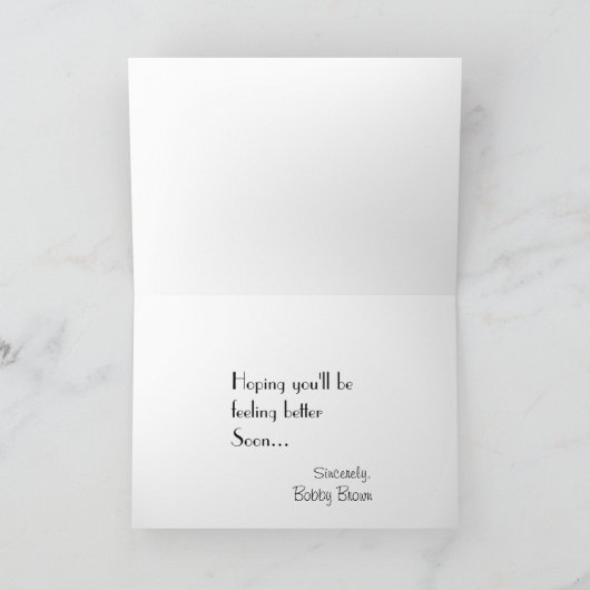 Airedale Terrier wird gut Karte (Innenseite)