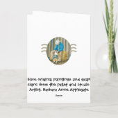 Airedale Terrier wird gut Karte (Rückseite)