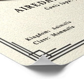 Airedale Terrier Zoology Series Poster (Ecke)