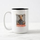 Airedale Terrier  Zweifarbige Tasse (Links)