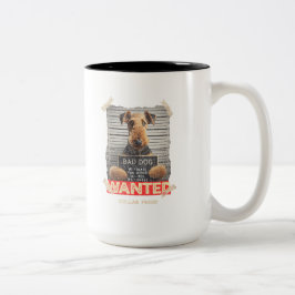 Airedale Terrier  Zweifarbige Tasse