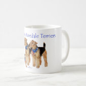 Airedale Terriers American Flag Kaffeetasse (VorderseiteRechts)