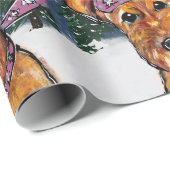Airedale Terriers Geschenkpapier (Rolleneckpunkt)