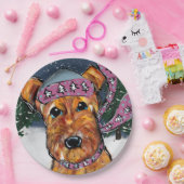 Airedale Terriers Pappteller (Party)