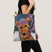 Airedale Terriers Tasche (Von Nahem)