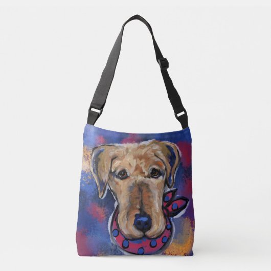 Airedale Terriers Tragetaschen Mit Langen Trägern (Vorderseite)