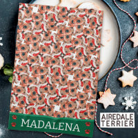 Airedale Terrrier Christmas Dog