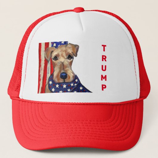 AIREDALE TRUCKERKAPPE (Vorderseite)