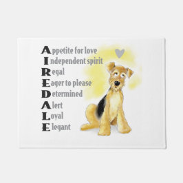 Airedale-Türmatte Fußmatte