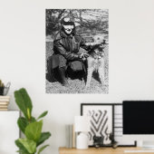 Airedale und Aviatrix, Anfang der 20er Jahre Poster (Heimbüro)