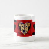 Airedale Valentine Kaffeetasse (Mittel)