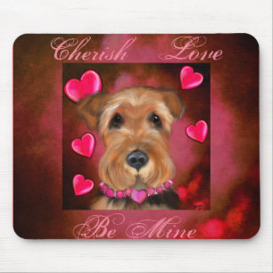 Airedale Valentine Mousepad