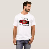 Airedale Valentine T-Shirt (Vorne ganz)