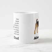 Airedale Vater Jumbo Tasse (Vorderseite)
