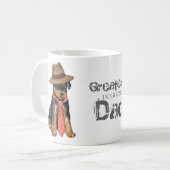 Airedale Vater Kaffeetasse (Vorderseite Links)