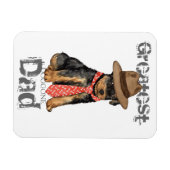 Airedale Vater Magnet (Horizontal)