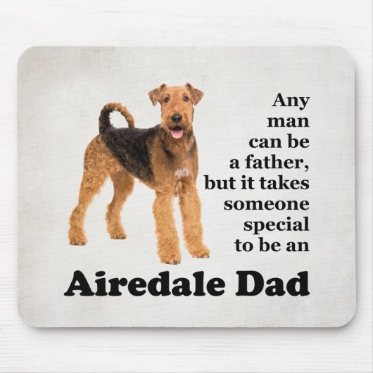 Airedale Vater Mousepad (Vorne)