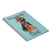 Airedale Vater Notizblock (Rechte Seite)