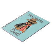 Airedale Vater Notizblock (Linke Seite)