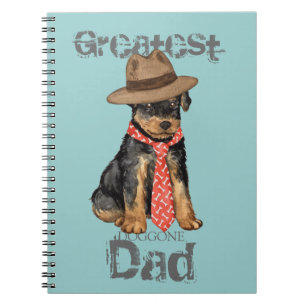 Airedale Vater Notizblock