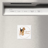 Airedale Vatertag Magnet (In Situ (Geschirrspüler))