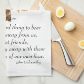 Airedale, Walisisch, Lakeland Terrier Keepake Handtuch (Viertel Falte)