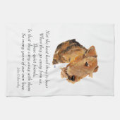 Airedale, Walisisch, Lakeland Terrier Keepake Handtuch (Horizontal)