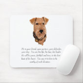 Airedale, Walisisch, Lakeland Terrier Keepake Mousepad (Mit Mouse)