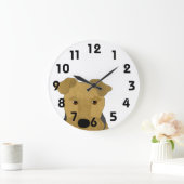 Airedale Wall-Uhr Große Wanduhr (Zuhause)