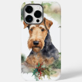 Airedale Weihnachtsfest Case-Mate iPhone Hülle (Rückseite)